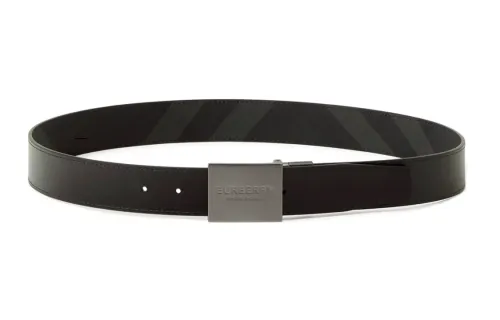 Burberry Leather Belts Men's Width 3.5cm