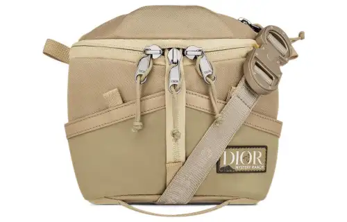 DIOR Nylon Fanny Pack Regular Men's Beige