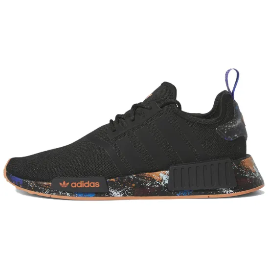 Adidas Originals NMD_R1 Lifestyle Shoes Unisex Low-top Black/Orange