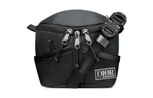 DIOR MYSTERY RANCH Collaboration Nylon Fanny Pack Men's Black