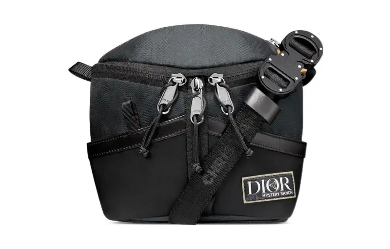 DIOR MYSTERY RANCH Collaboration Nylon Fanny Pack Men's Black
