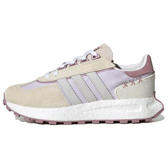 Adidas Originals Retropy E5 Lifestyle Shoes Women's Low-top Beige/light Purple/dark Pink/light Gray