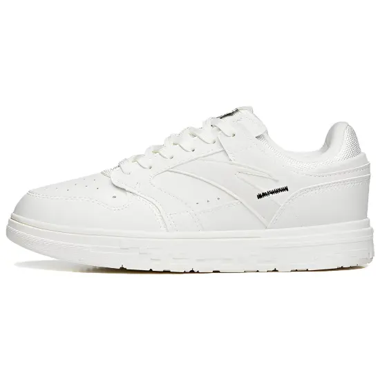 ANTA Street Play Series Skateboard Shoes Women's Low-Top White