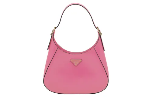 PRADA Leather Handbag, Shoulder Bag Women's Pink