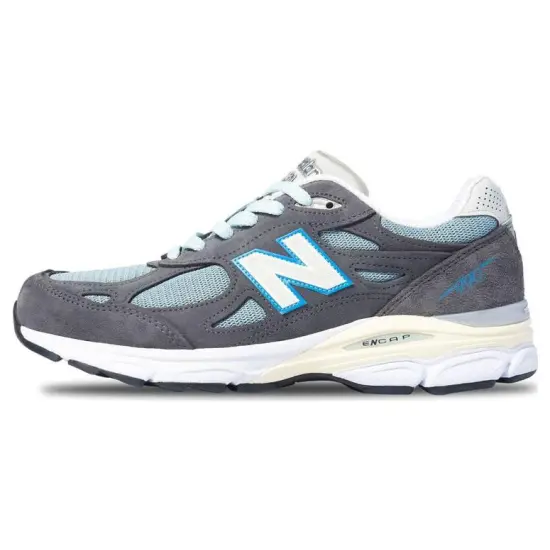 New Balance X Kith 990 V3 'Steel Blue/Grey' Sneakers