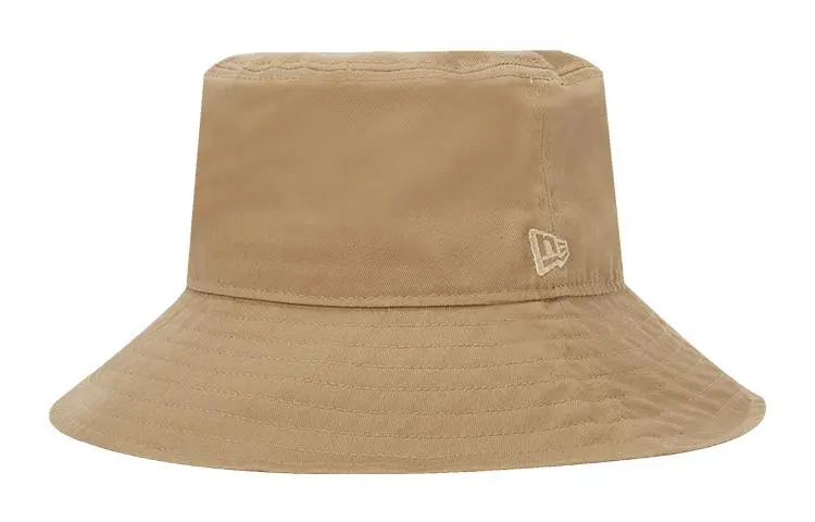 New Era Cotton Bucket Hats Unisex Khaki