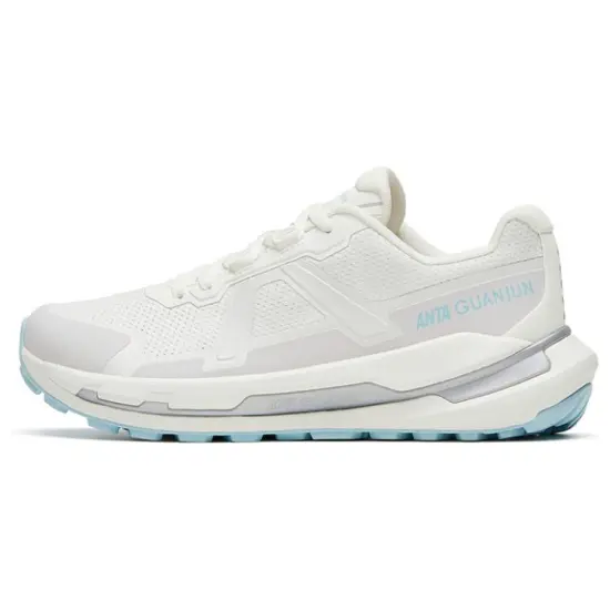 Anta Champion Lightning Trigger Lite Cushioning Anti-Slip And Wear-Resistant Low-Top Running Shoes Women's White Gray