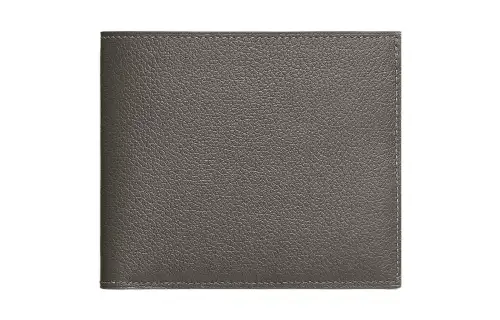 HERMES MC² Euclide Epsom Leather Card Holder Wallet Unisex 0L Grismeyer Rain Cloud Gray