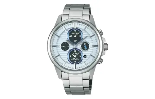 SEIKO ['100', 301050]m Waterproof Solar Movement Stainless Steel Strap Watch Men's Watches