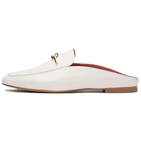 COACH Sienna Slide Wrap-toe Slippers Women's White