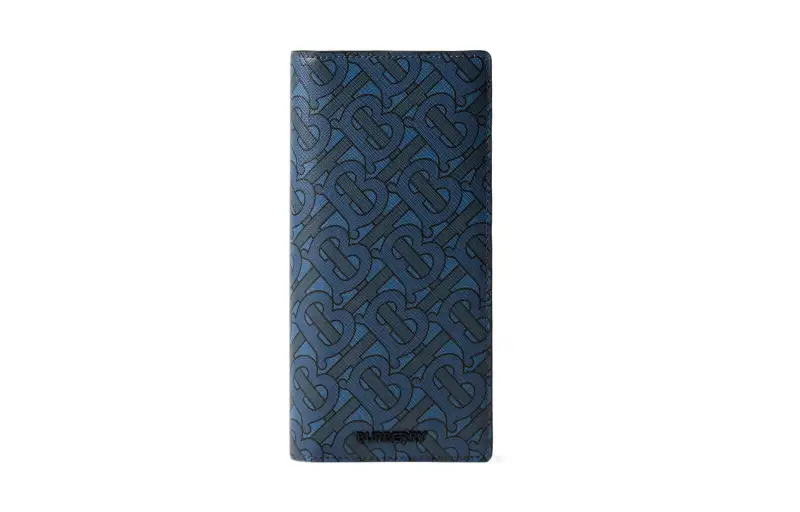 Burberry Tb Monogram Continental Wallet Navy