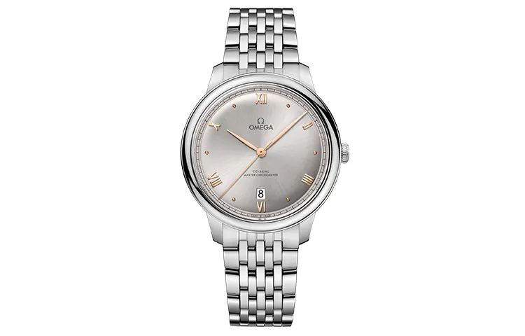 OMEGA Disc Fly Collection Elegant Automatic Mechanical Movement Men's Watches Watch 40mm Gray Dial