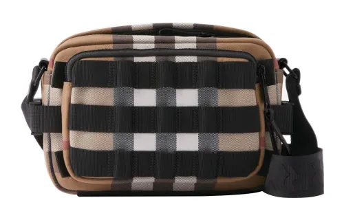 Burberry Leather Shoulder Bag, Crossbody Bag Regular Men's Birch Brown