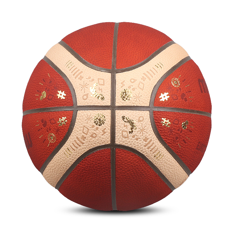 Molten Size 7 Competition Basketball Cow Leather Brown
