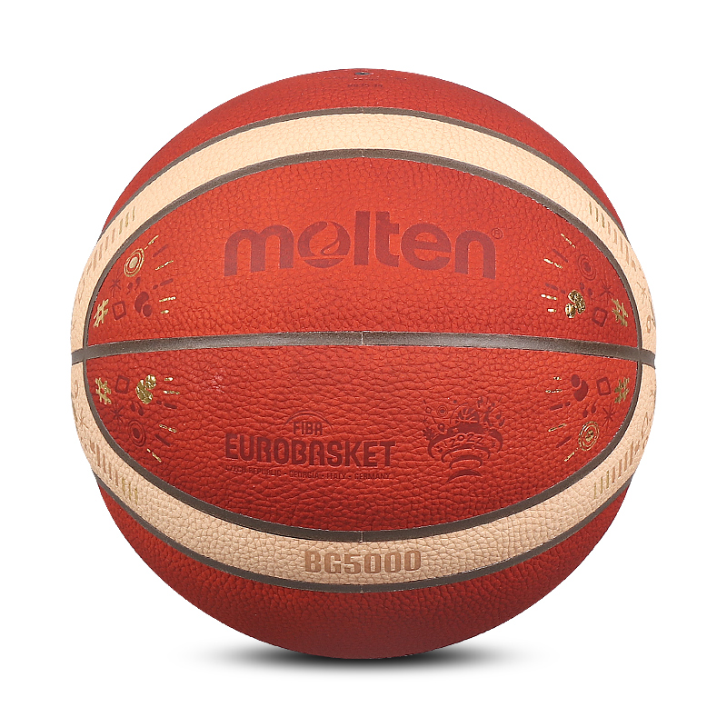 Molten Size 7 Competition Basketball Cow Leather Brown