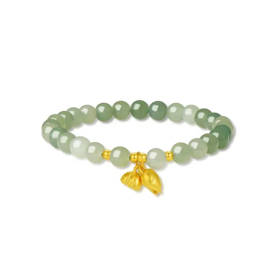 CHOW TAI SENG Gold Bracelet Women's