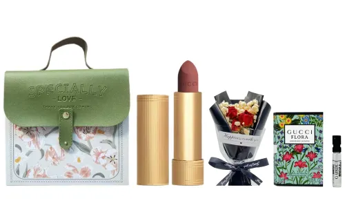 GUCCI Gucci, fresh lipstick, velvet gift box, perfume for professional use, natural and permanent formula, sample, Birthday gift