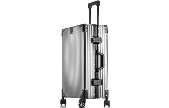 Slazenger Metal Business Travel Spinner Suitcase With Wheels For Luggage 20 Inch, 24 Inch, 26 Inch, 29 Inch Unisex