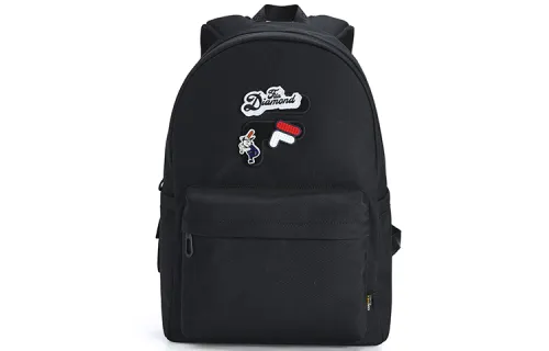 FILA FUSION Fabric Backpack Regular Unisex Pitch Black