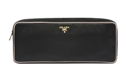 PRADA Fabric Travel Bag Men's Black