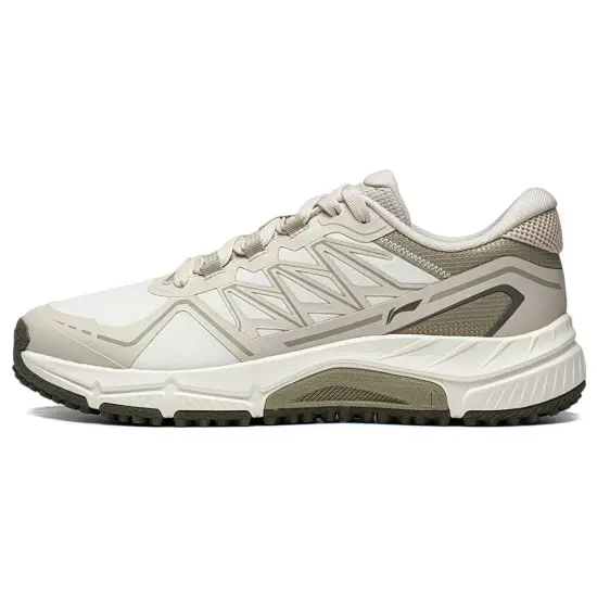 LINING Yijie Running Shoes Men Low-Top Gray Green