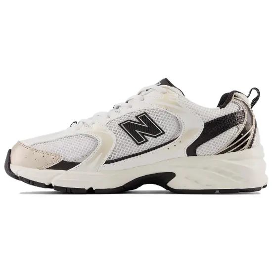 New Balance 530 White Light Gold Metallic