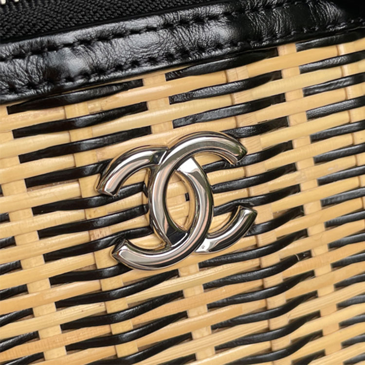 Женская сумка Chanel (черно-коричневая) — фото 4