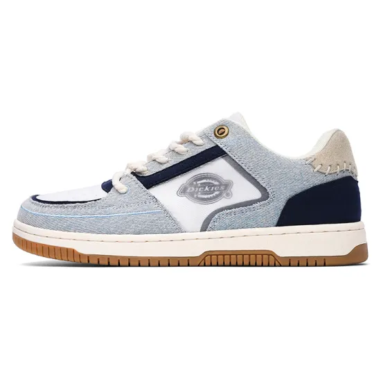 Dickies Slip Resistant Cushioning Low Top Skateboard Shoes Men's Light Blue