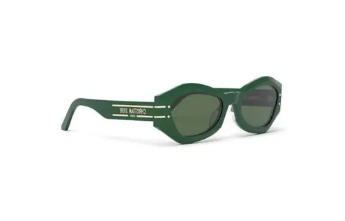 DIOR Plate Frame Irregular Shape Glasses Unisex
