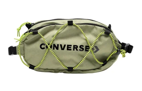 Converse Polyester Sling Bag, Fanny Pack Unisex Army Green