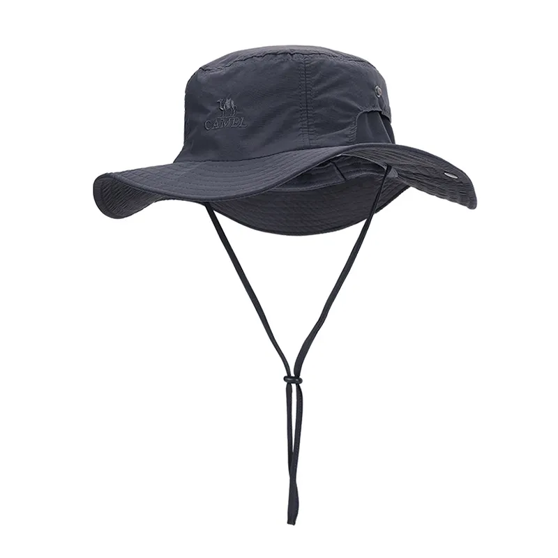 CAMEL Polyester Polyamide Bucket Hats Unisex