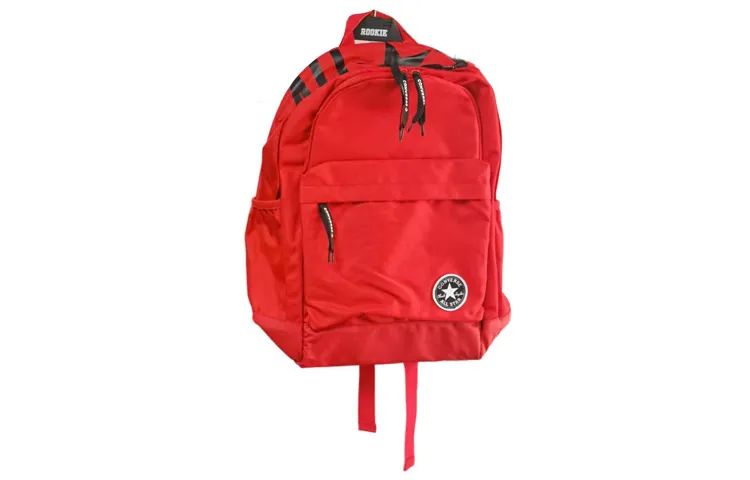 Converse Polyester Backpack Regular Women's Red