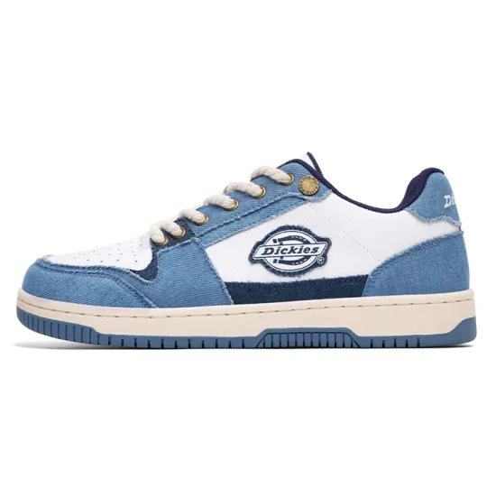 Dickies Patchwork Collection Low Top Skateboard Shoes Men's Light Blue