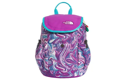 THE NORTH FACE Backpack Double Shoulder Outdoor Bag Polyester Purple Women's