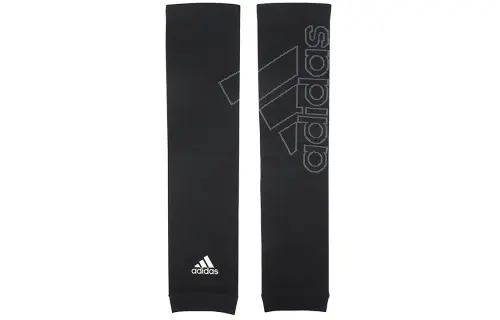 Adidas Recyclyed Polyester, Elastane Sun Protection Sleeves Unisex Black