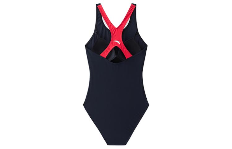 ANTA One Piece Swimsuits Women’s Black Red Triangle One Piece Swimsuit