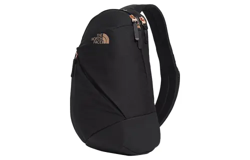 THE NORTH FACE 12L Crossbody One Shoulder Outdoor Bag Polyester With Nylon Black Women's