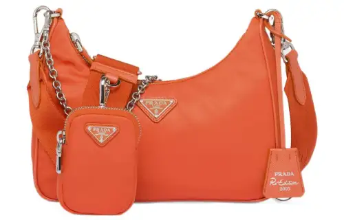 PRADA 2005 Shoulder Bag Orange