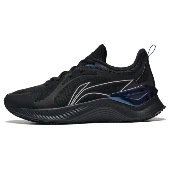 LINING YueYing Element Running Shoes Men Low-Top Black/Gray