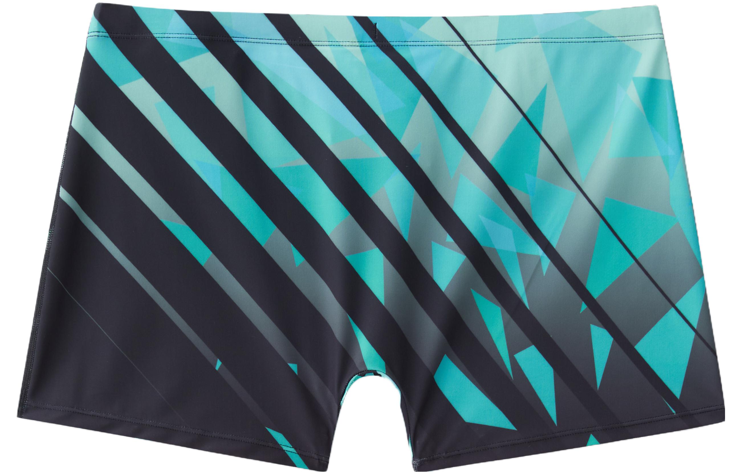 Anta Swimsuit Men’s Color Block Green/Basic Black