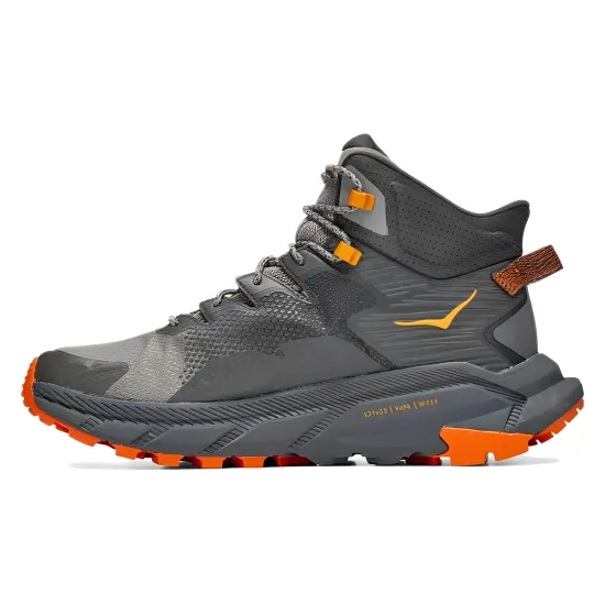 HOKA ONE ONE Trail Code Gore Tex Castlerock Persimmon Orange