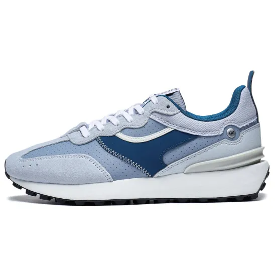 LINING Fangyuan Classic Casual Shoes Men Low-Top Blue Gray
