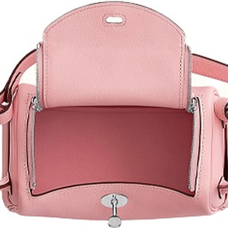 Женская сумка Hermes Lindy 19 (розовый) — фото 4