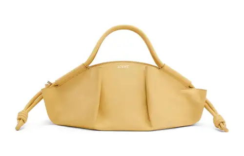 LOEWE Bright Nappa Cow Leather Dumpling Bag, Shoulder Bag, Crossbody Bag, Handbag Women's Butter