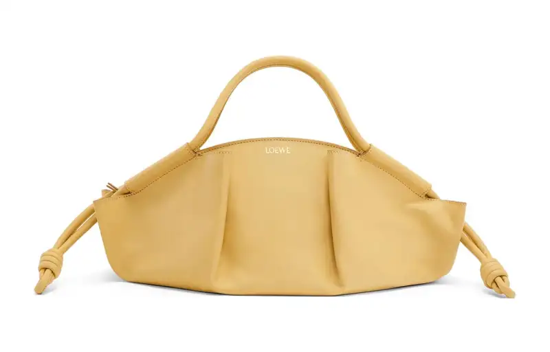LOEWE Bright Nappa Cow Leather Dumpling Bag, Shoulder Bag, Crossbody Bag, Handbag Women's Butter