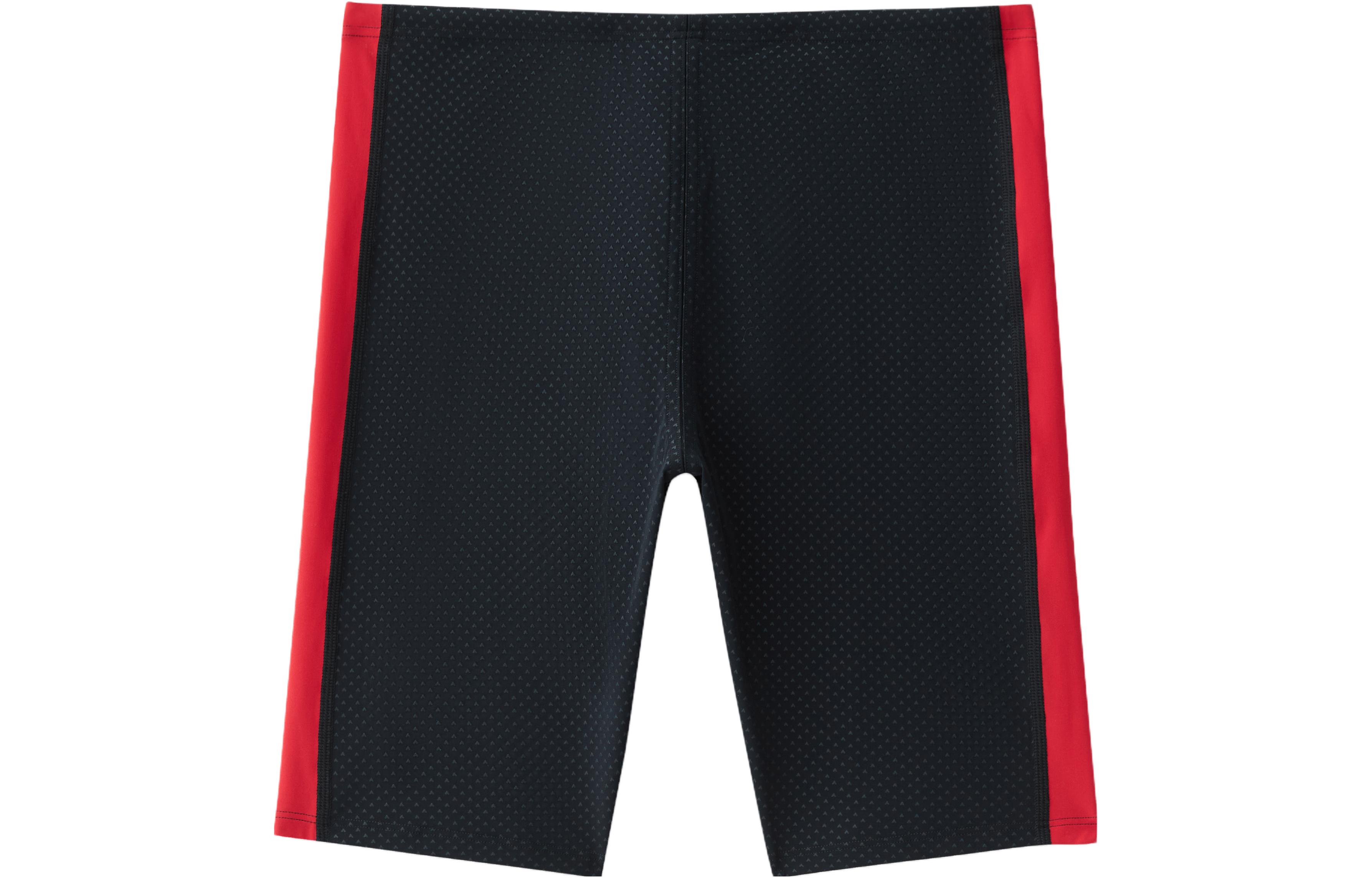 ANTA Swimming Shorts Men’s Black Red Moderate