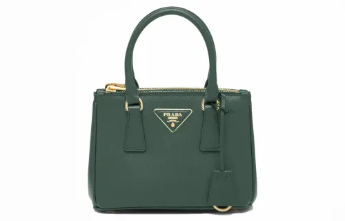 PRADA Galleria Killer Bag Leather Shoulder Bag, Crossbody Bag, Handbag Mini Women's Jadeite Green