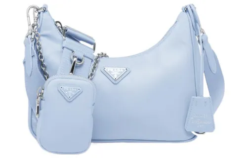 PRADA 2005 Shoulder Bag Light Blue