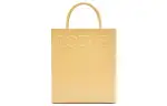 LOEWE Glossy Cow Leather Tote Bag, Shopping Bag, Shoulder Bag, Crossbody Bag, Handbag Women's Yellow