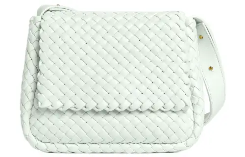 Bottega Veneta Sheepskin Portable Crossbody Bag, Shoulder Bag Women's Glacier Blue